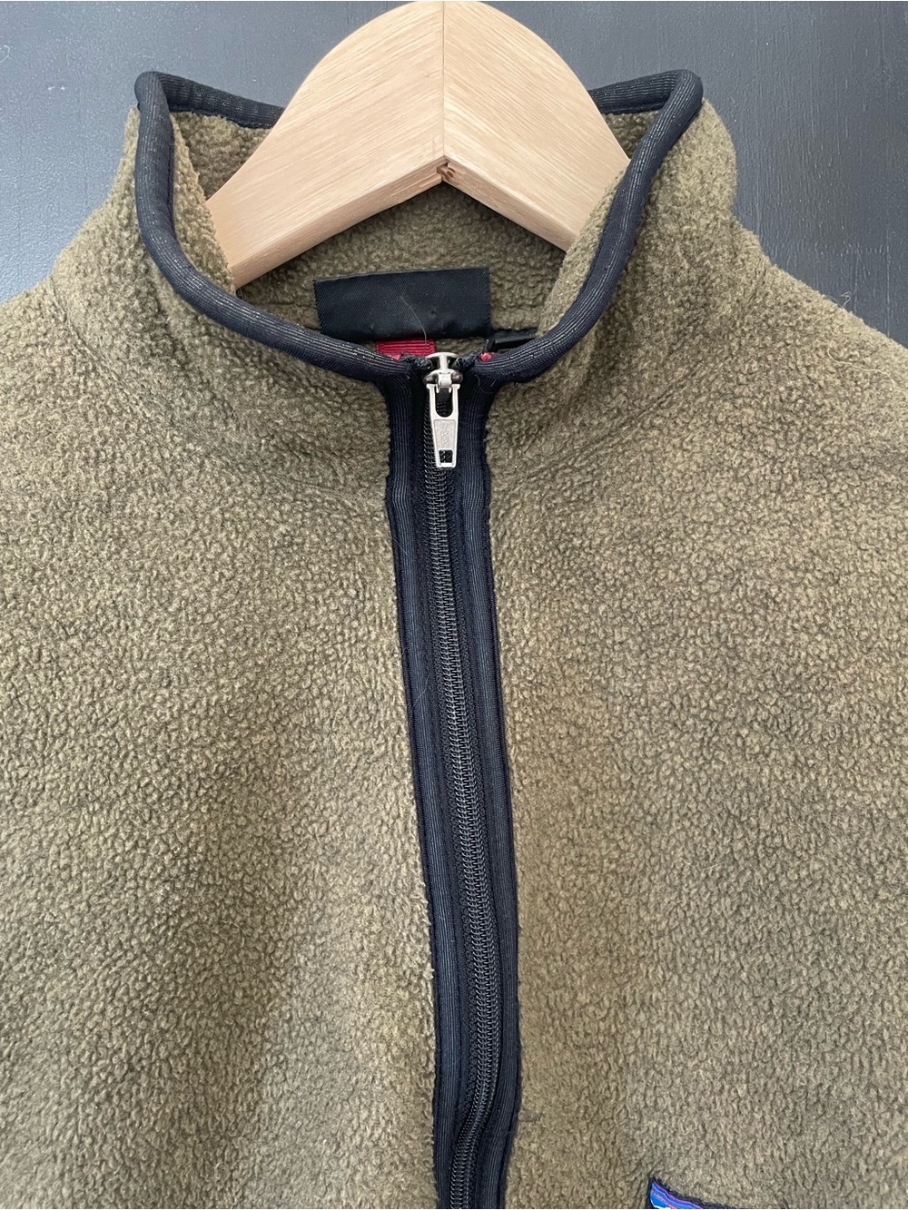 Vintage Patagonia Synchilla half zip fleece, brown/green, men’s medium - Picture 4 of 7